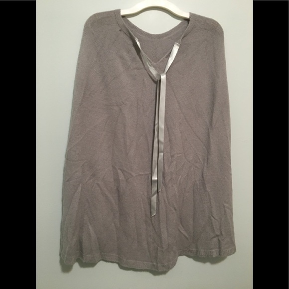 Cobblestone Viscose Poncho Cape - Picture 7 of 16